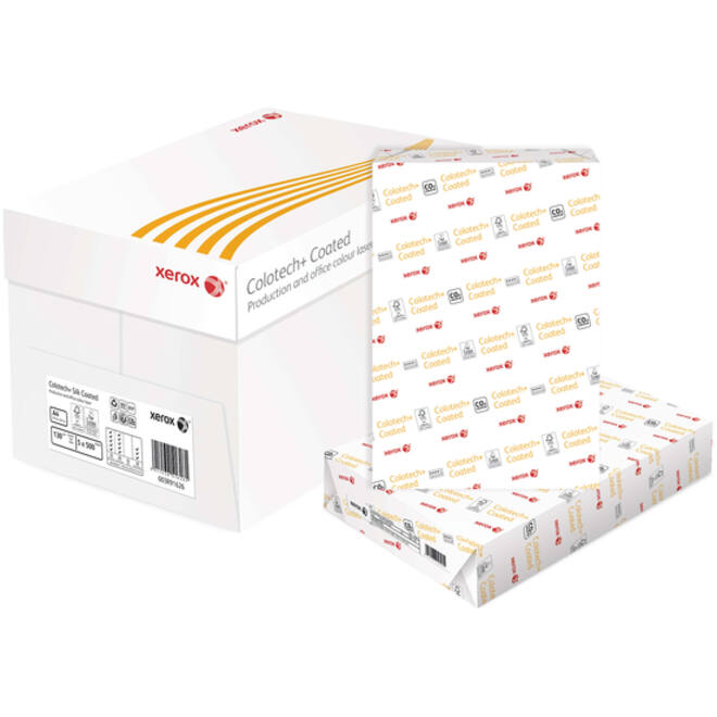 Laserpapier Xerox Colotech+ silk coated A4 170gr wit 250vel
