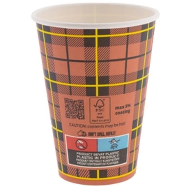 Beker 5% IEZZY 180ml karton scotty 100 stuks rood