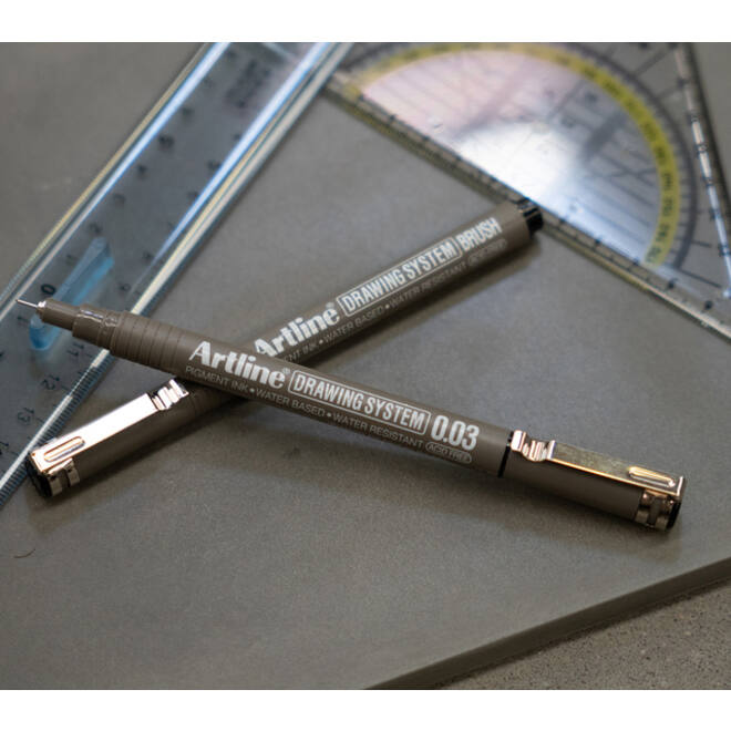 Fineliner Artline technisch 0.03mm zwart