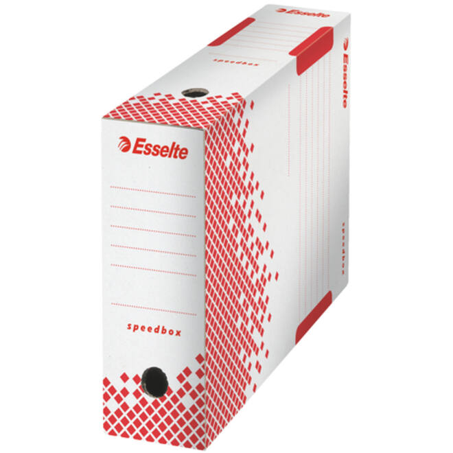 Archiefdoos Esselte Speedbox 100x250x350mm wit
