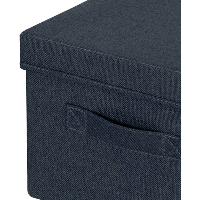 Opbergdoos Leitz gestoffeerd met deksel 285x203x380mm grijs 2 st