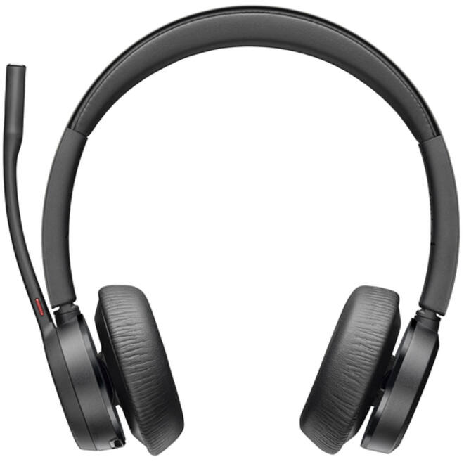 Headset HP POLY Voyager 4320-M met BT700 dongle en oplaadstatief