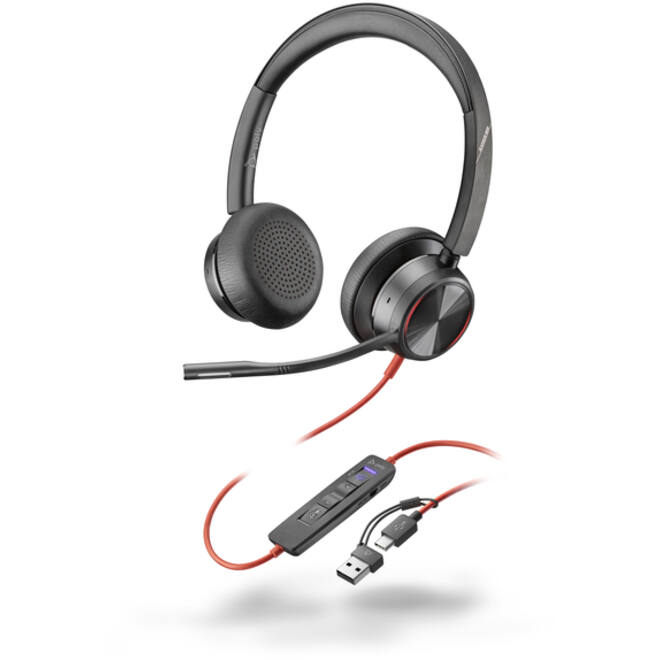 Headset HP POLY Blackwire 8225 Stereo USB-C