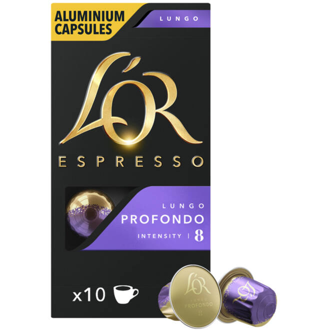 Koffiecups L'Or espresso Lungo Profondo 10 stuks