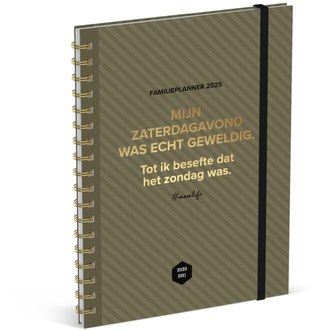 Familieagenda 2025 Lannoo Mama Baas 7dagen/2pagina's
