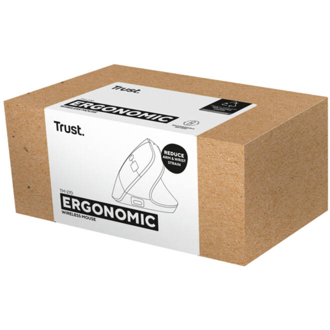 Muis Trust Ergonomisch TM-270 draadloos