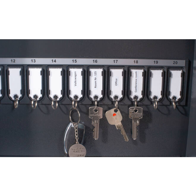 Sleutelkast Pavo high security magnetisch met fingerprintslot 100 haken 600x480x150mm