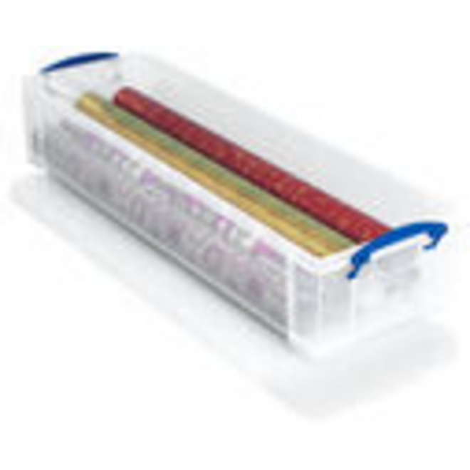 Opbergbox Really Useful 22 liter 800x255x155mm transparant wit