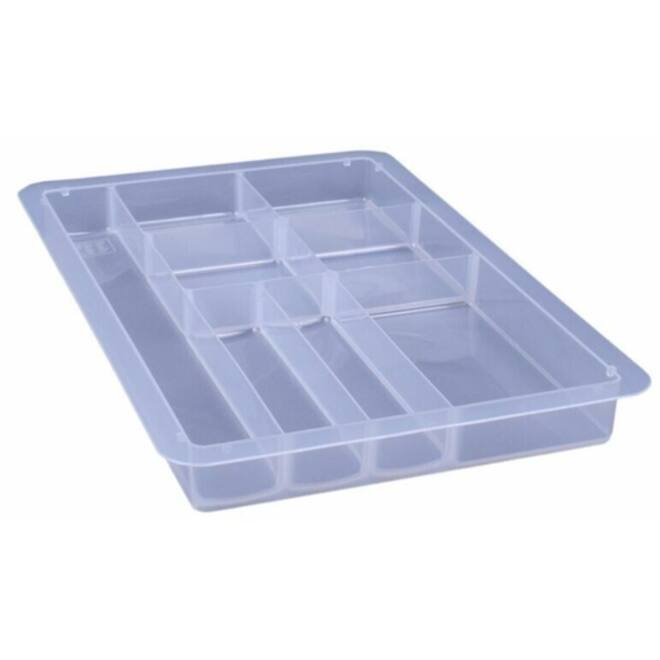 Vakkenverdeler Really Useful 4/9 liter 8 vakken 342x215x35mm transparant