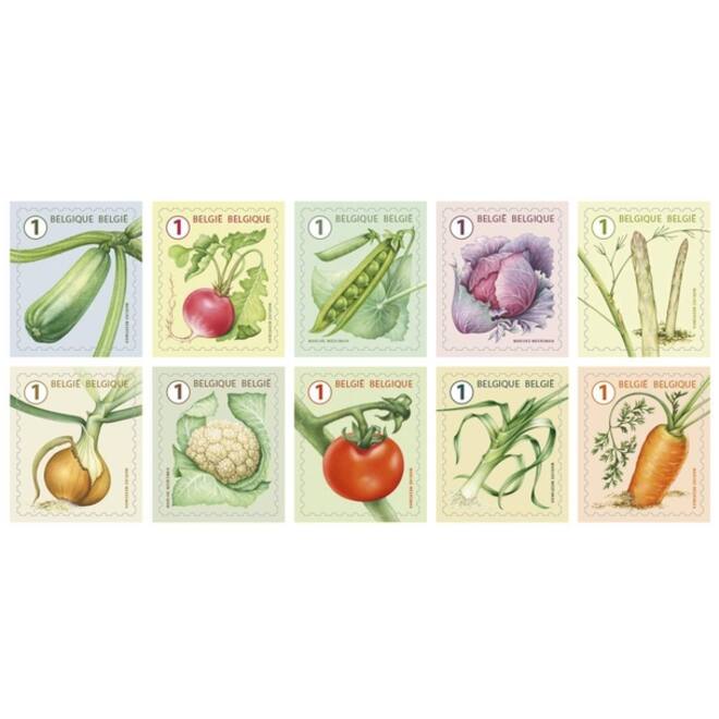 Postzegel Belgie Waarde 1 zelfklevend non-prior 5x10 stuks