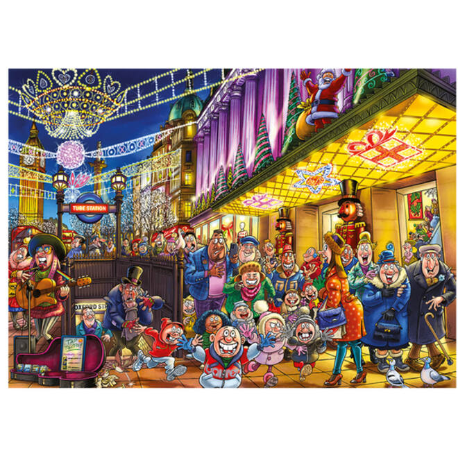 Puzzel Wasgij Christmas 20 - De Geesten van de Kermis! 2x1000st (1 puzzle for free)