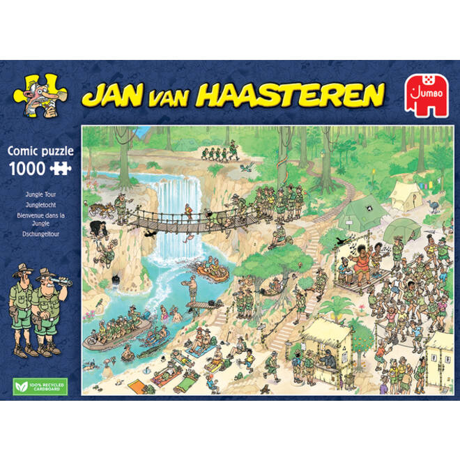 Puzzel Jan van Haasteren Jungletocht 1000 stukjes