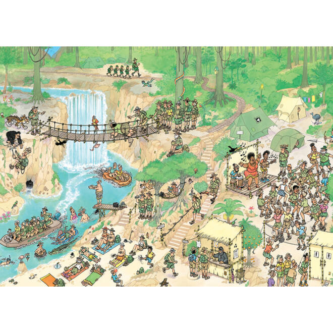 Puzzel Jan van Haasteren Jungletocht 1000 stukjes