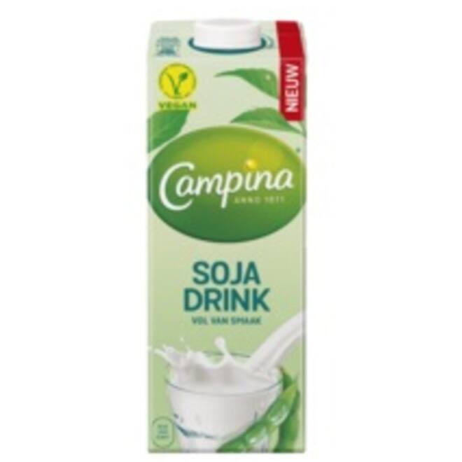 Sojadrink Campina plantaardig pak 1 liter
