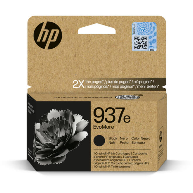 Inktcartridge HP 4S6W9NE 937E Evomore zwart