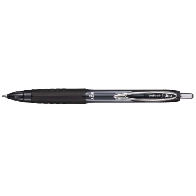Gelschrijver Uni-ball Signo eco 207E medium zwart