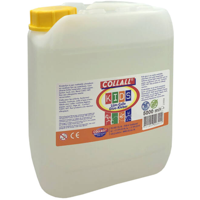 Kinderlijm Collall uitwasbaar jerrycan 5 liter
