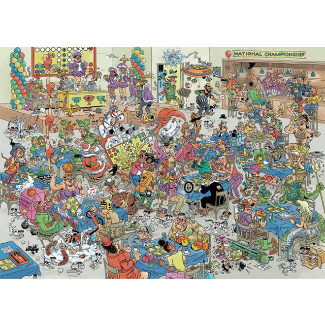 Puzzel Jan van Haasteren NK Mens Erger Je Niet 1000 stukjes