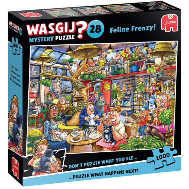 Wasgij Mystery 28 - Feline Frenzy! 1000 st