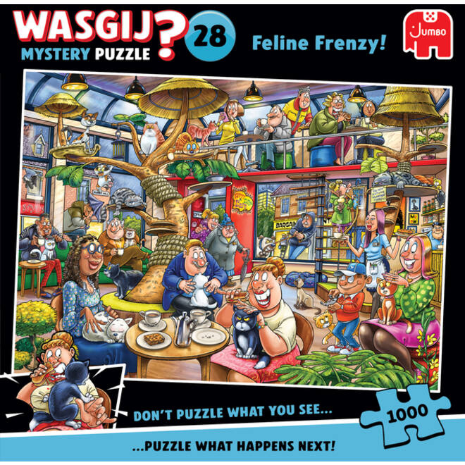 Wasgij Mystery 28 - Feline Frenzy! 1000 st