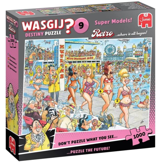 Wasgij Retro Destiny 9 - Super Models! 1000 st