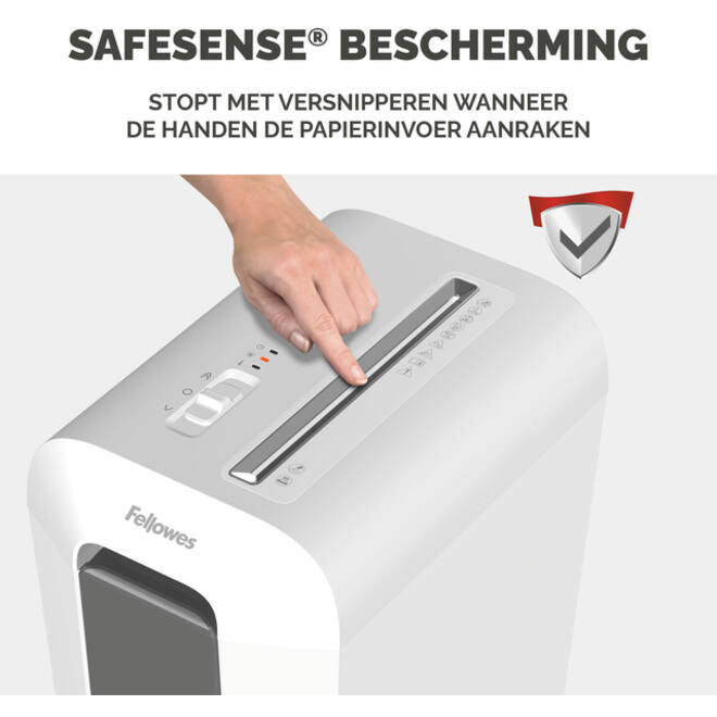 Papiervernietiger Fellowes Powershred LX65 snippers 4x40mm wit