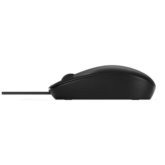 Muis HP 125 bedraad zwart