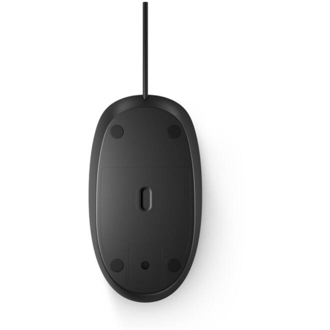 Muis HP 125 bedraad zwart