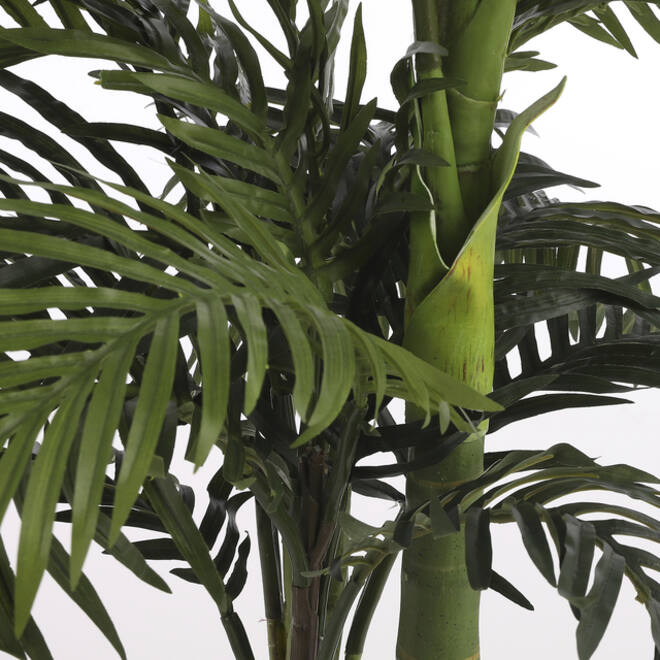 Kunstplant Mica Areca palm in plastic pot 150x100cm