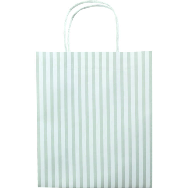 Tas met handvat Folia kraftpapier 115gr 18x21x8cm wit set à 3 dessins
