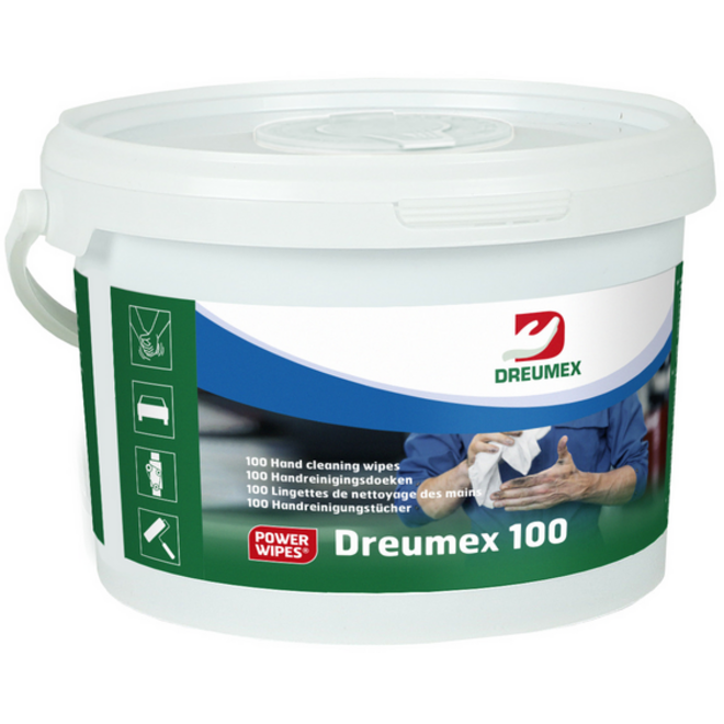 Handreinigingsdoek Dreumex 100 in dispenseremmer