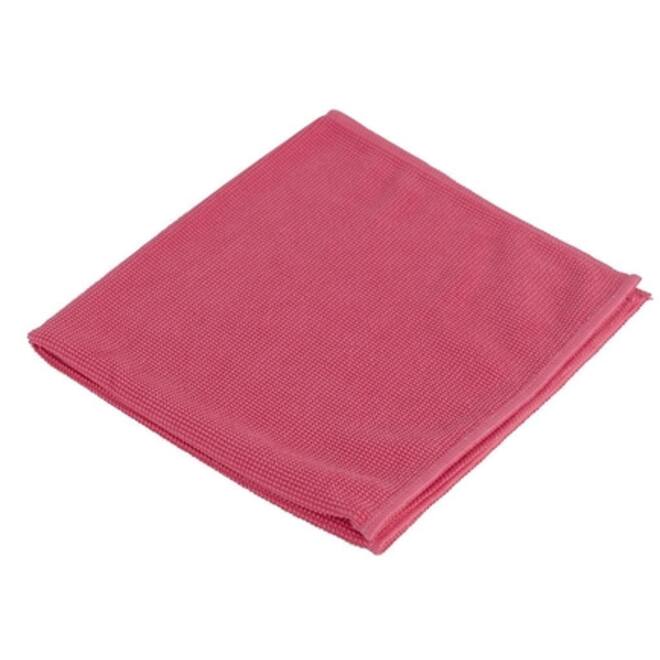 Microvezeldoek Cleaninq prof 40x40cm rood 10 stuks