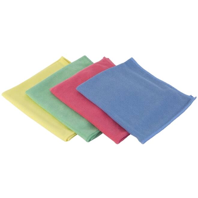 Microvezeldoek Cleaninq prof 40x40cm groen 10 stuks