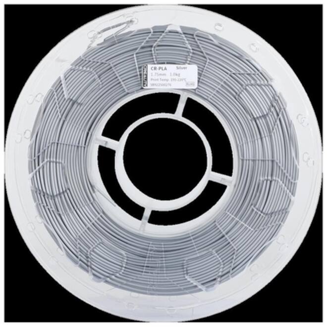 3D Filament Creality PLA 1.75mm zilver 1kg