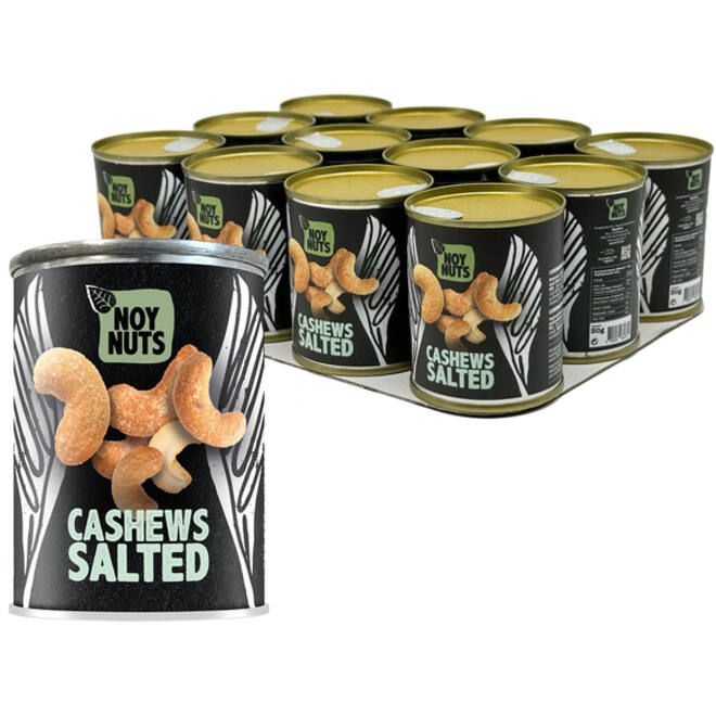Cashewnoten NoyNuts gezouten blik 40 gram