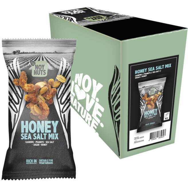 Noten NoyNuts honey sea salt mix zak 45 gram
