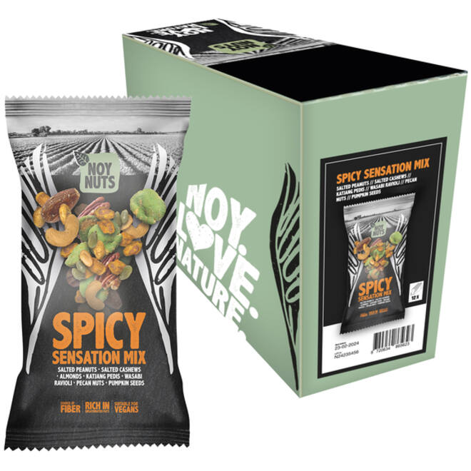 Noten NoyNuts spicy sensation mix zak 45 gram