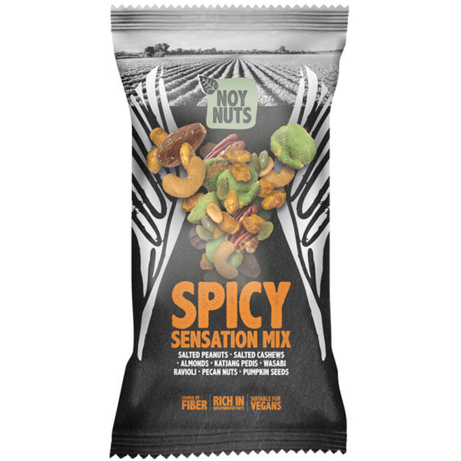 Noten NoyNuts spicy sensation mix zak 45 gram