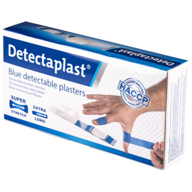 Elastische blauwe textielpleister Detectaplast 180x20mm