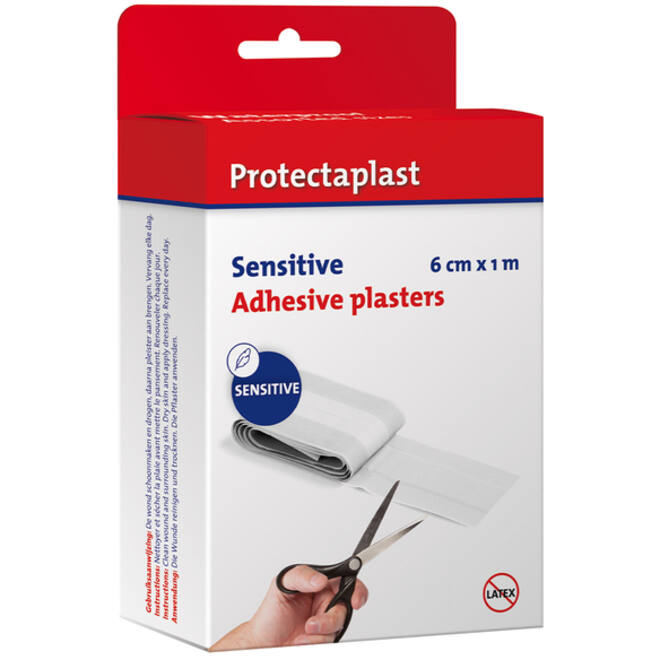 Pleister voor de gevoelige huid Protectaplast 6cmx1m