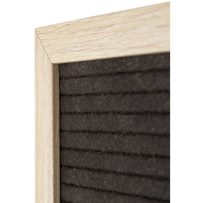 Letterbord IEZZY 30x30cm naturel hout