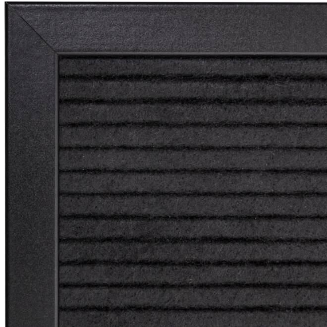 Letterbord IEZZY 40x60cm zwart hout