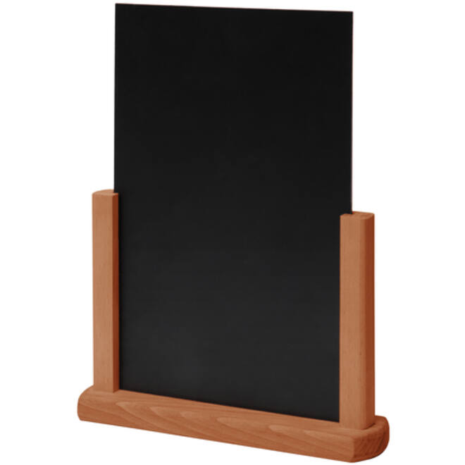 Tafelkrijtbord IEZZY A5 lichtbruin hout