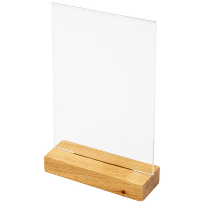Menukaarthouder IEZZY tafeldisplay A5 hout