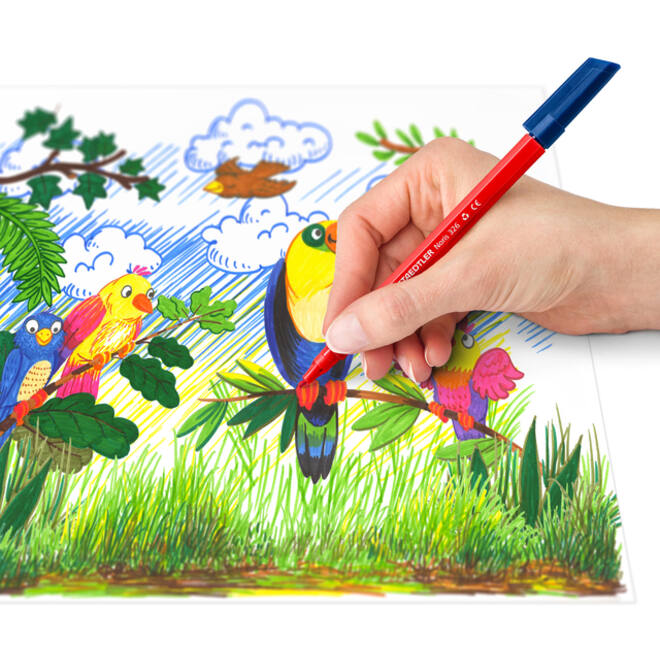 Kleurstift Staedtler Noris 326 kartonnen etui 10 kleuren