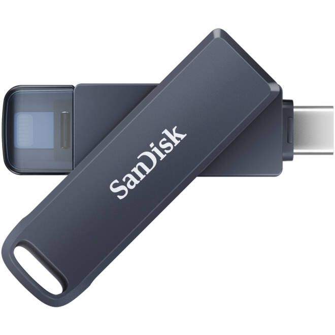 Phone Drive 64GB lightning- USB-C blauw