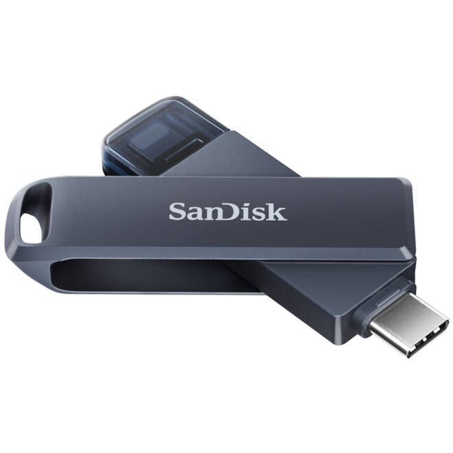Phone Drive 64GB lightning- USB-C blauw