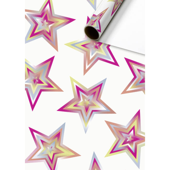 Inpakpapier Stewo Dazzling Yule 200x70cm assorti