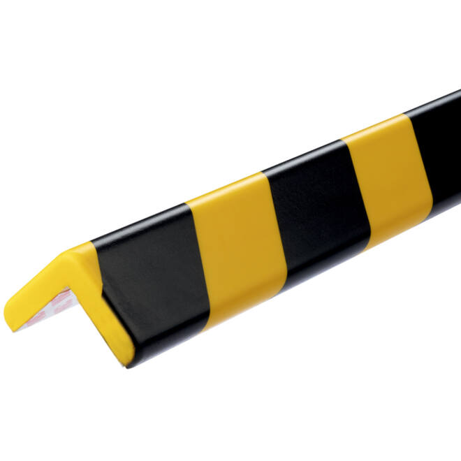 Beschermingsprofiel Durable C35 hoek 1m geel zwart