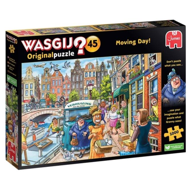Puzzel Wasgij Original 45 Verhuisdag! 1000st